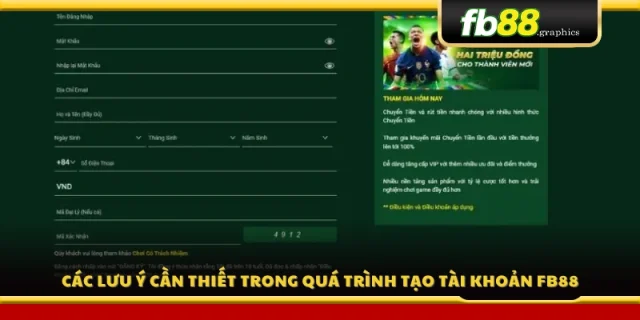 Các lưu ý then chốt cần nhớ khi tạo tài khoản 