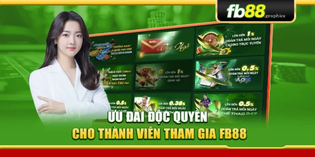 Ưu đãi độc quyền cho thành viên tham gia FB 88